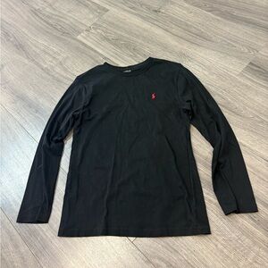Black polo Long Sleeve Shirt